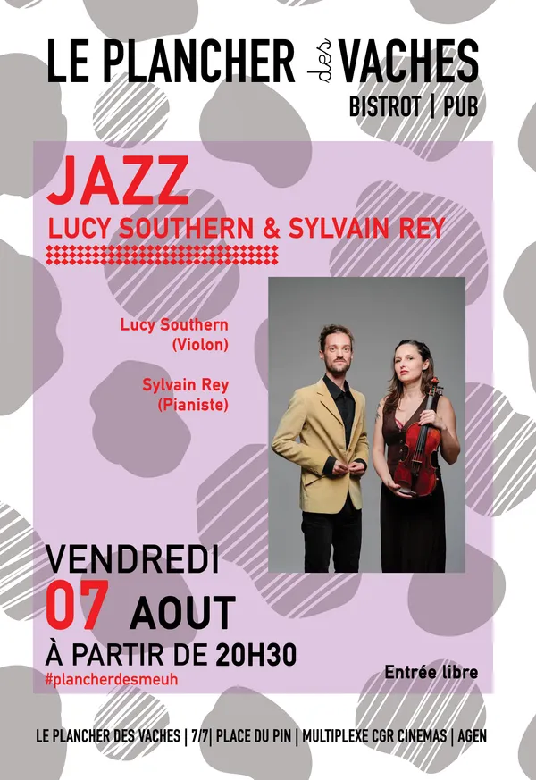 Concert jazz : Lucy Southern et Sylvain Rey
