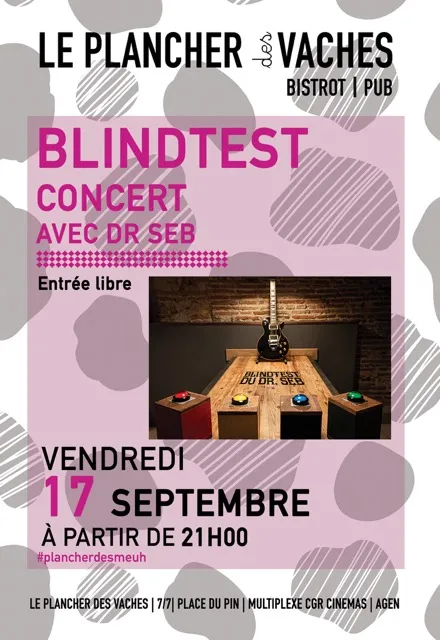 Blind test concert avec DR Seb