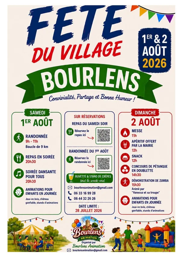 Fête du Village de Bourlens