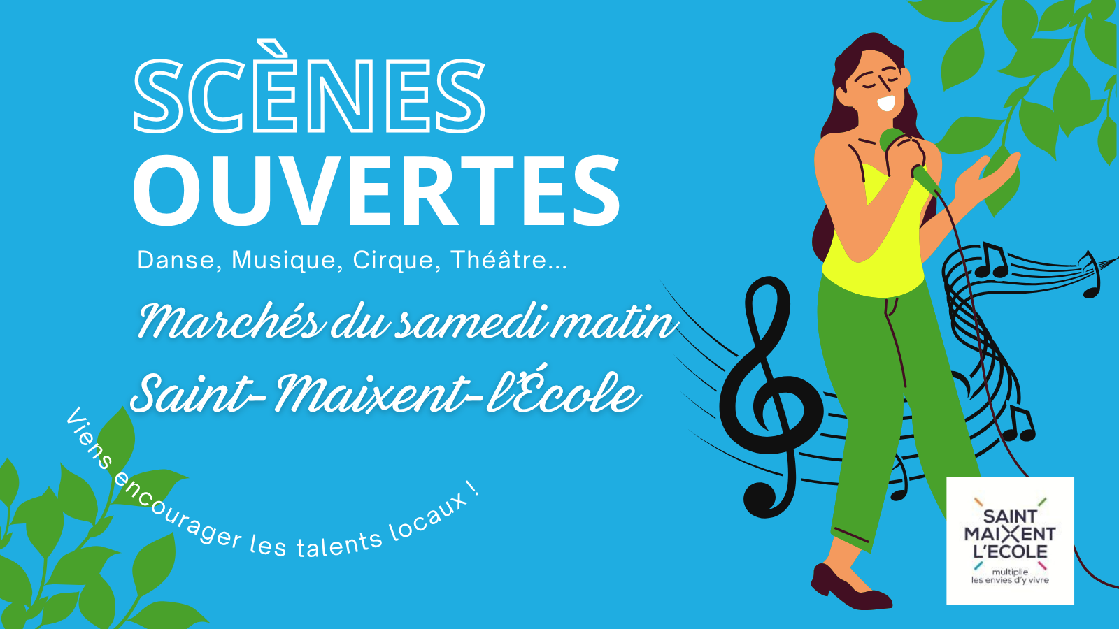 Scènes ouvertes au marché