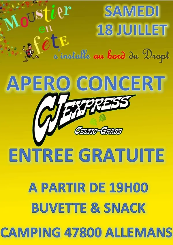 Apéro-concert avec le groupe CJExpress