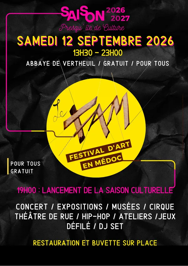 FAM (Festival d'Art en Médoc) Presqu'île de Culture