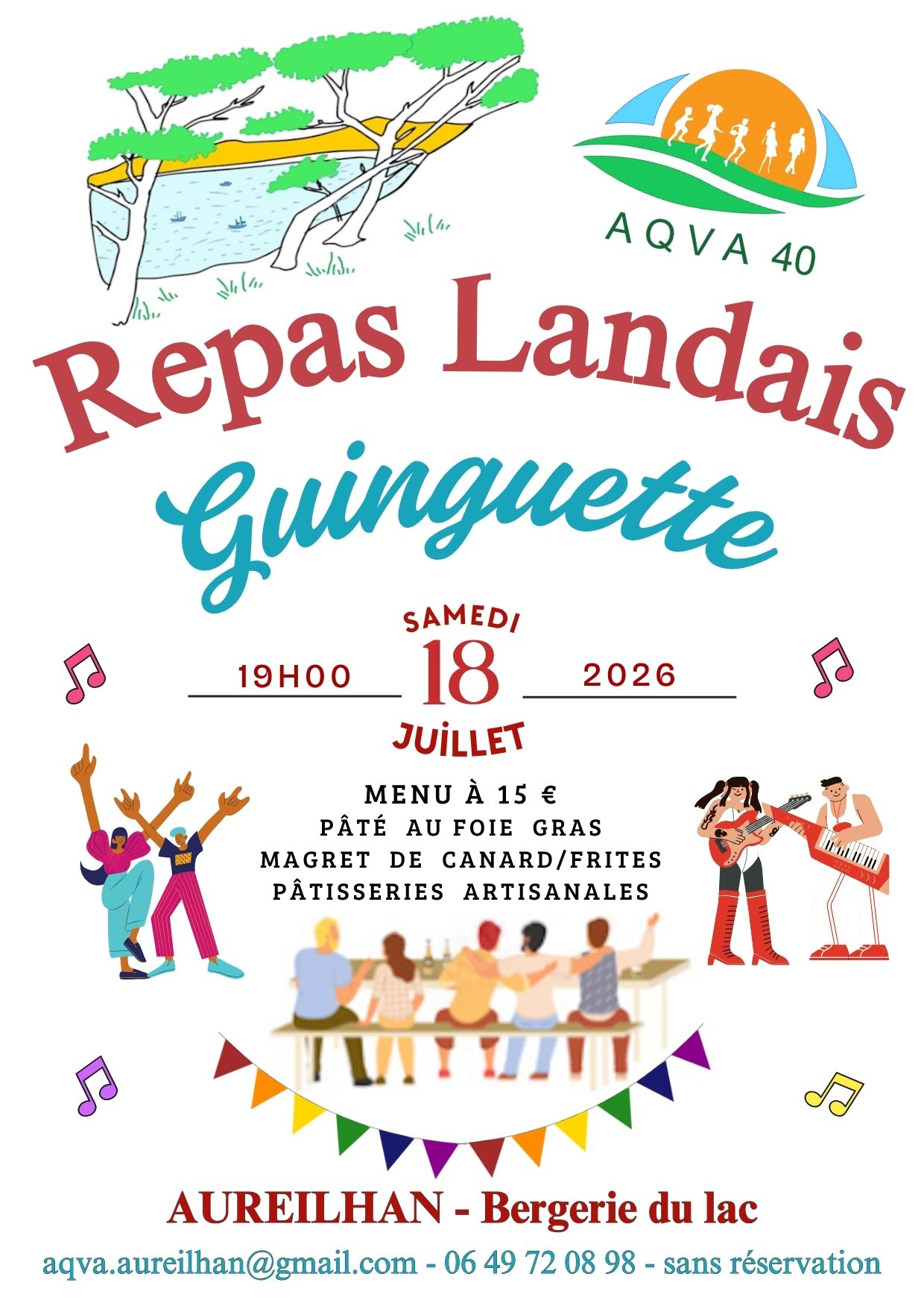 Repas champêtre et guinguette