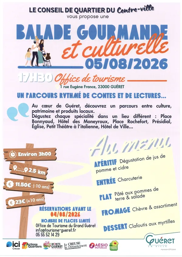 Balade gourmande au cœur de Guéret