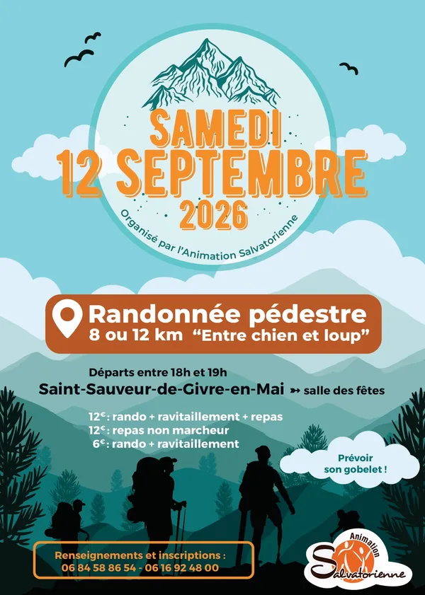 Randonnée pédestre - "Entre chien et loup"