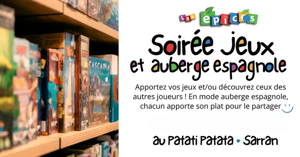 Soirée jeux - Auberge espagnole