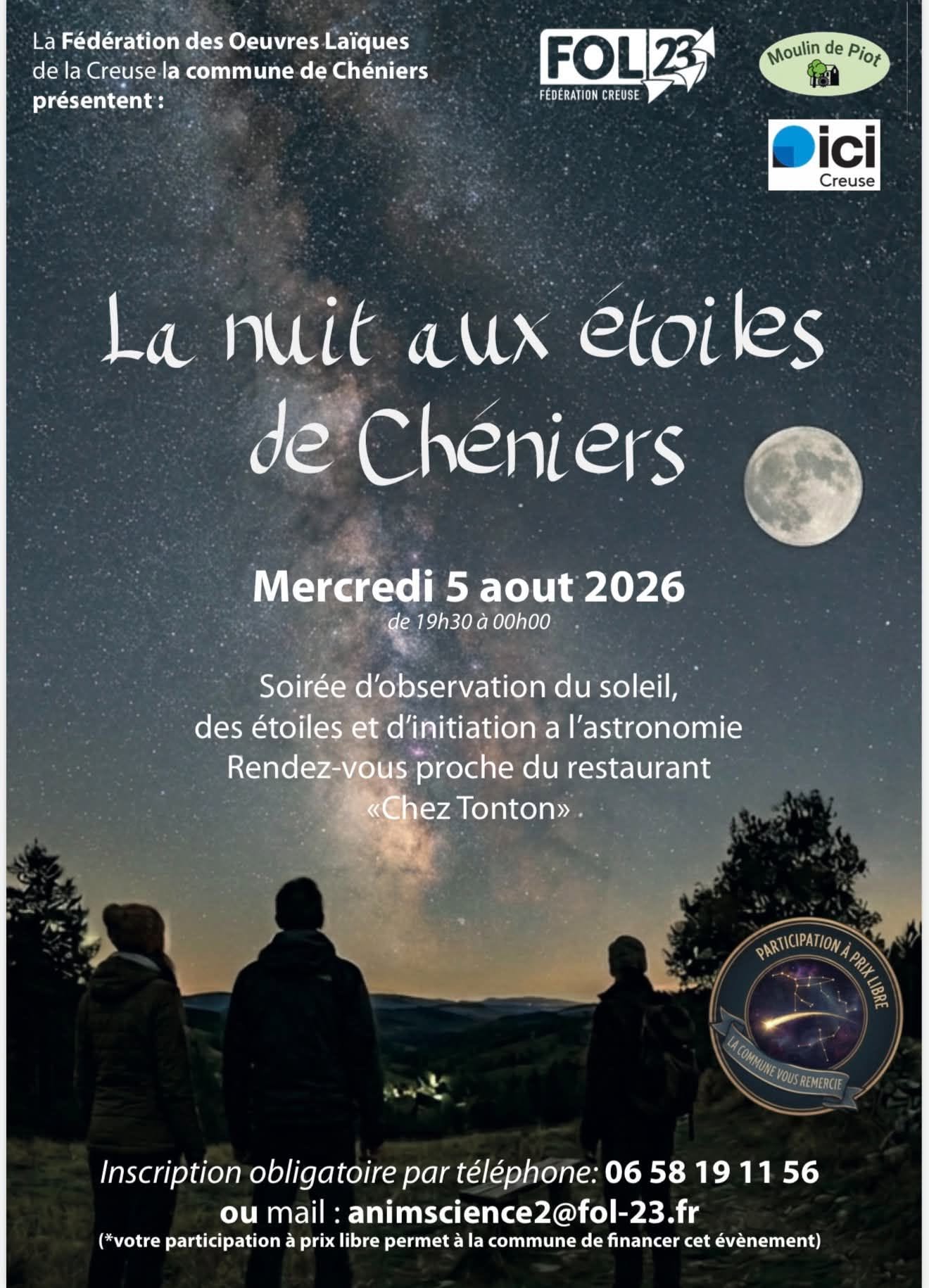 La nuit aux étoiles