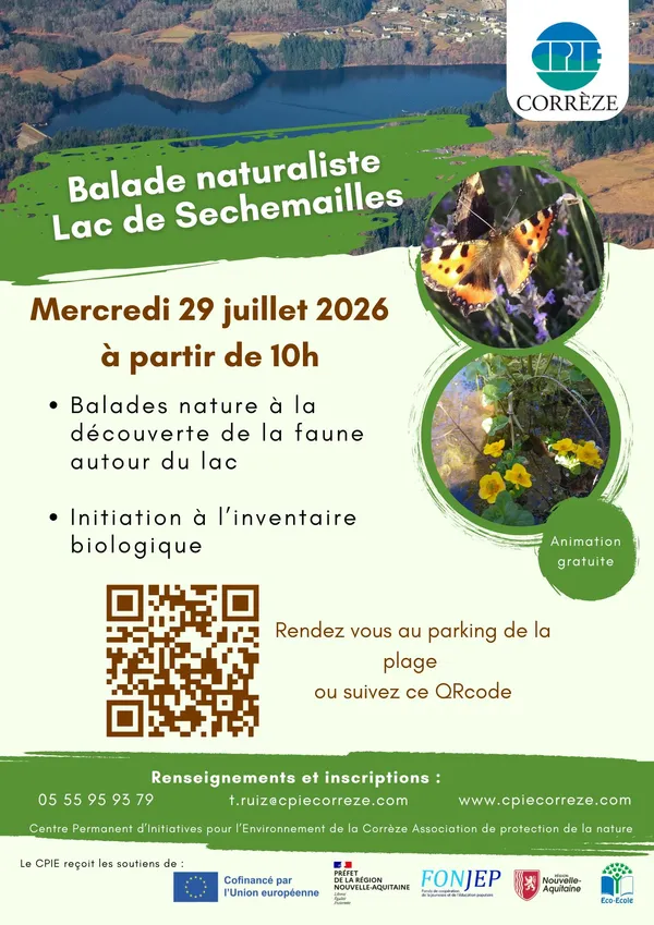 Balade naturaliste au lac de Séchemaille