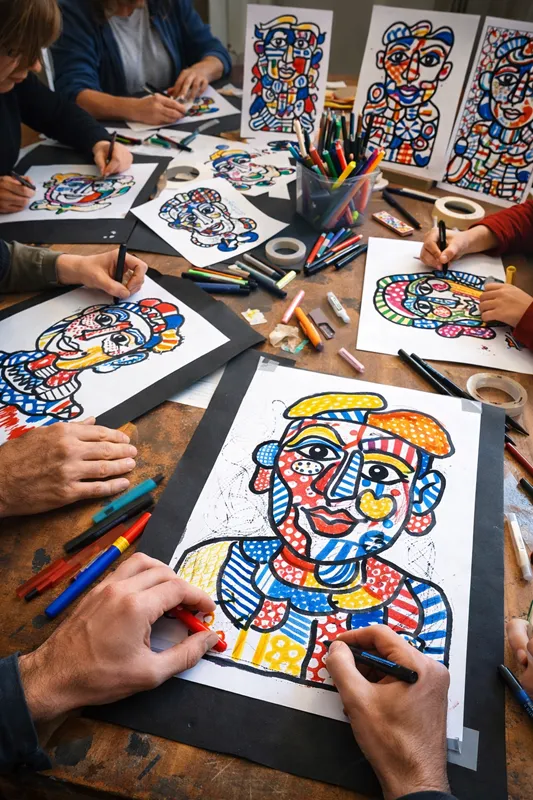 Micro-Folie : Atelier création portrait