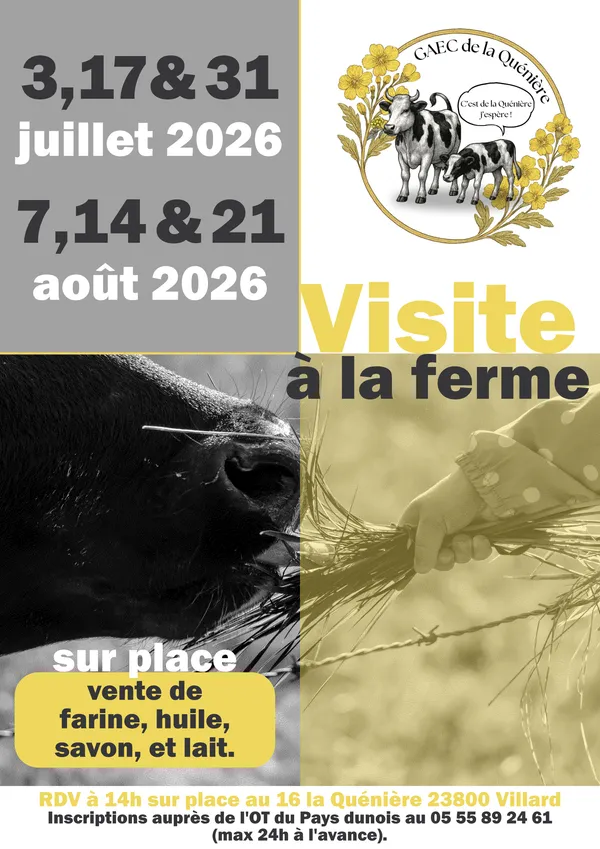Visite à la ferme