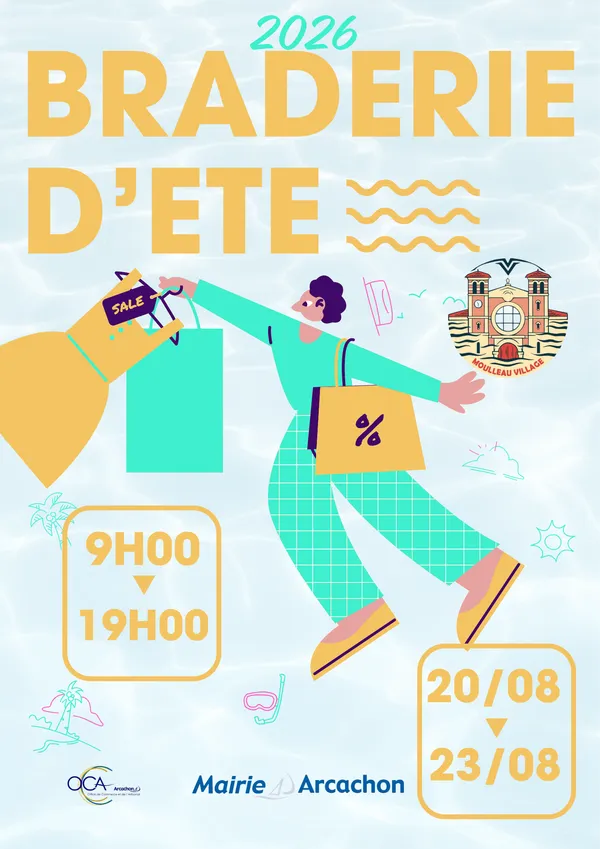 Braderie d'été des commerçants du Moulleau