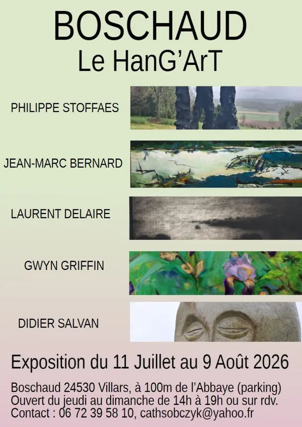 Exposition : Le HANG'ART de BOSCHAUD