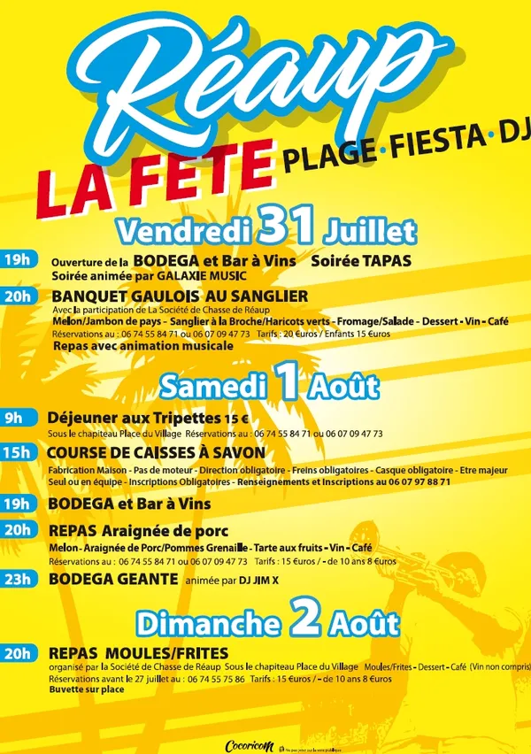 Réaup en fêtes