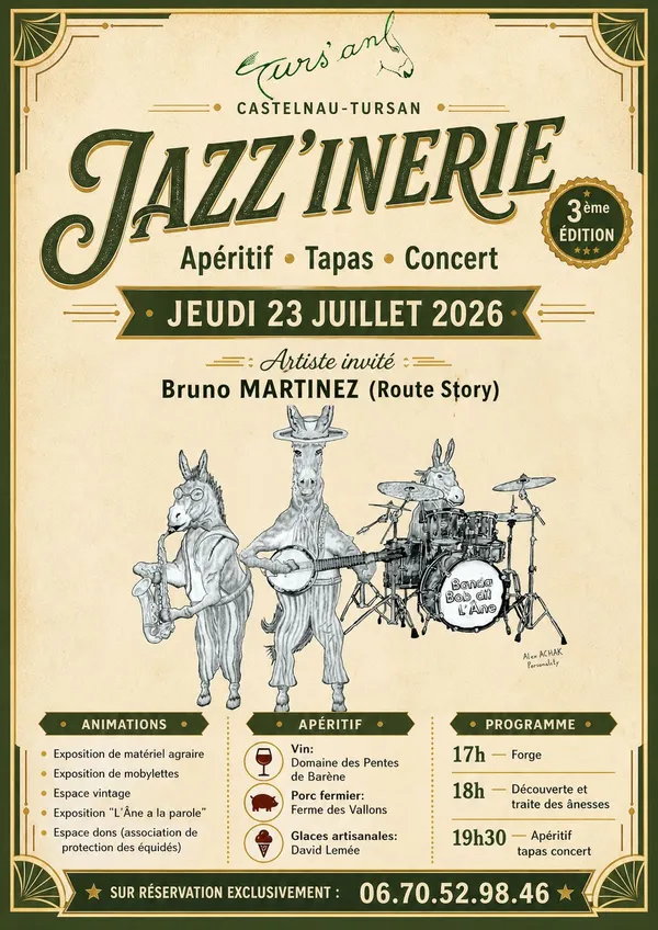 Jazz'Inerie - Apéritif - Tapas - Concert