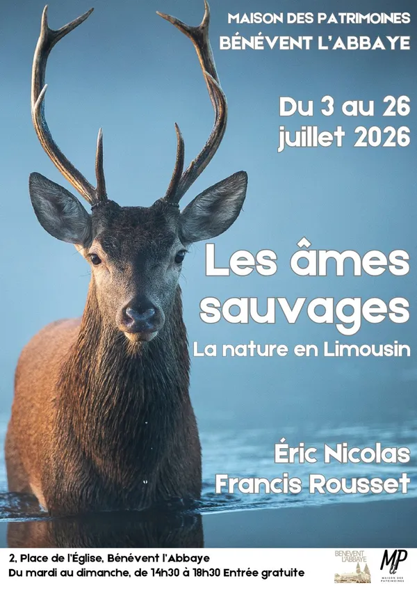 Exposition Les Ames Sauvages, la Nature en Limousin