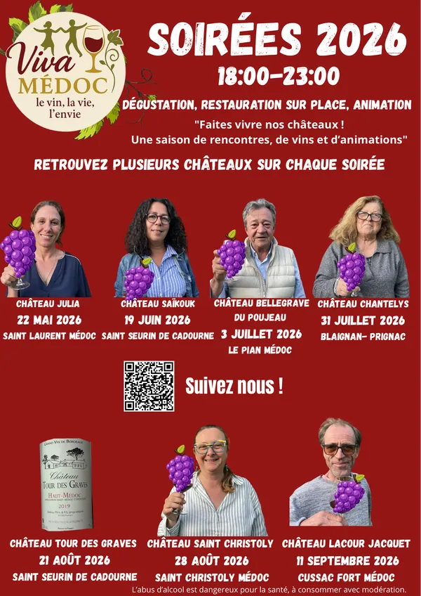 Soirée Viva Médoc au Château Chantelys