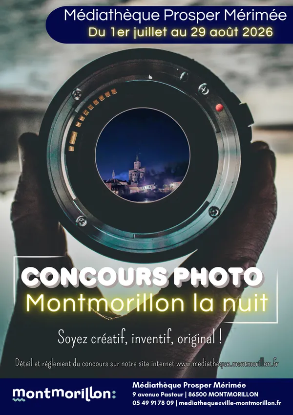 Concours photo Montmorillon la nuit