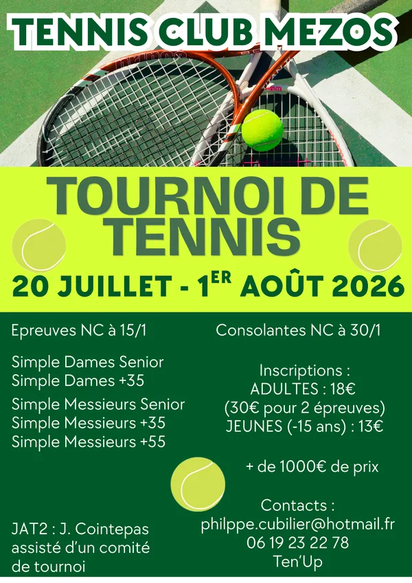 Tournoi de tennis du TCM