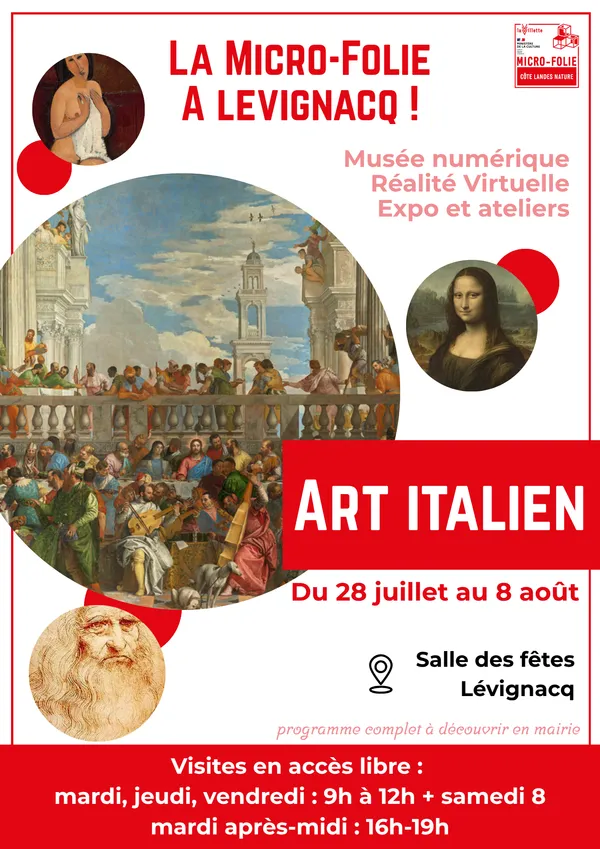 Micro-Folie "L'art italien, de Raphaël à Modigliani""
