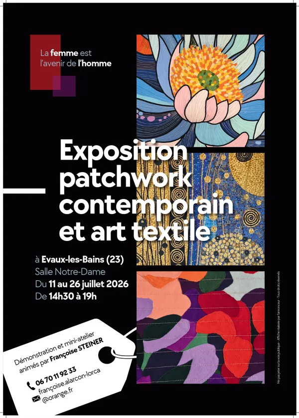 Exposition Patchwork contemporain et art textile