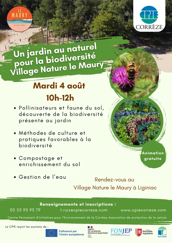 Un jardin au naturel pour la biodiversité