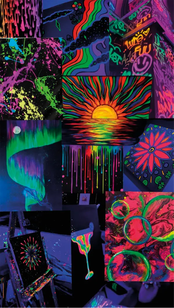 Atelier famille "Tableau fluorescent"