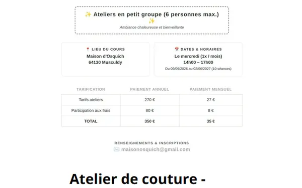 Atelier couture