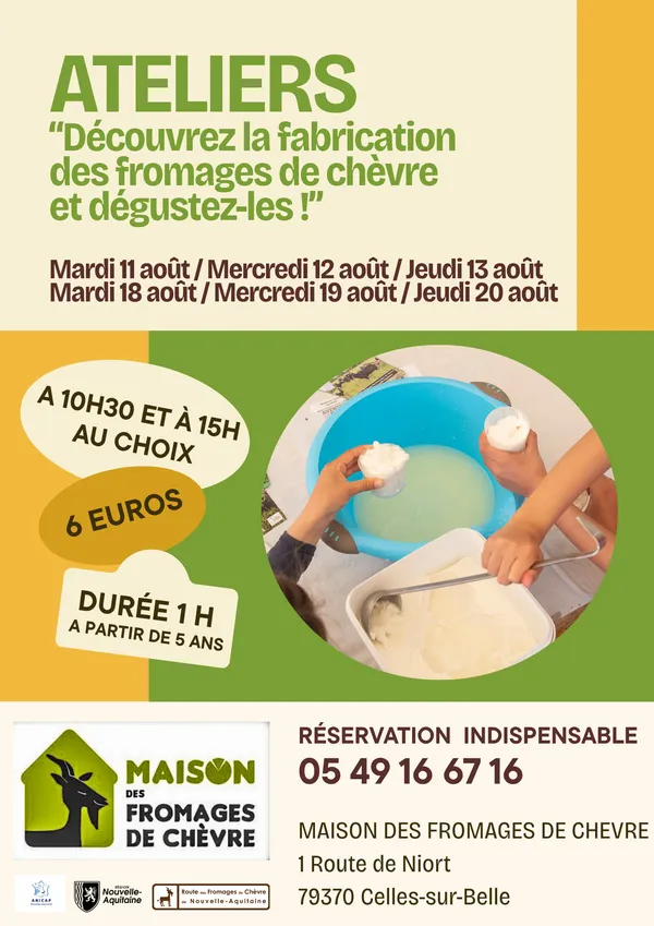 Atelier de fabrication et de dégustation de fromage
