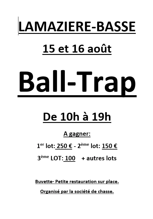 Ball trap