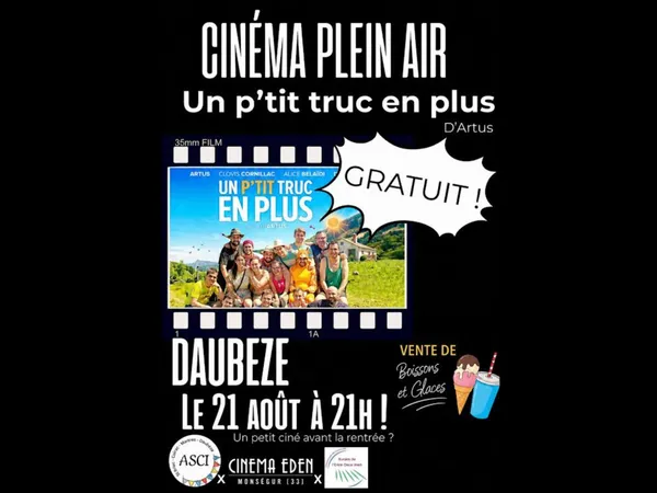 Cinéma plein air : "Un petit truc en plus"