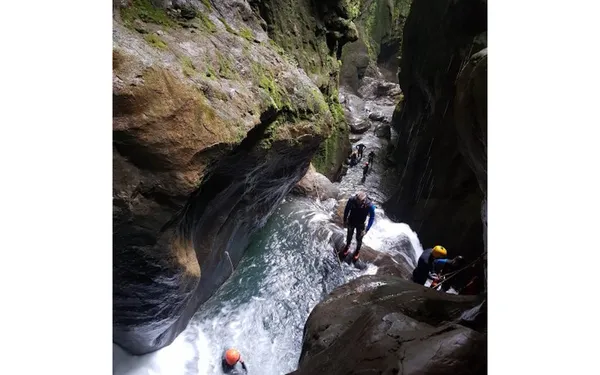 Canyon sportif Harpea avec Mendi Gaiak