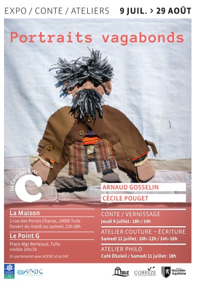 Cour des Arts : Petit portrait cousu