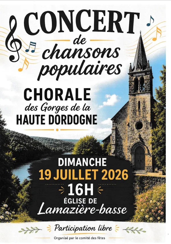 Concert chorale des Gorges de la Haute-Dordogne