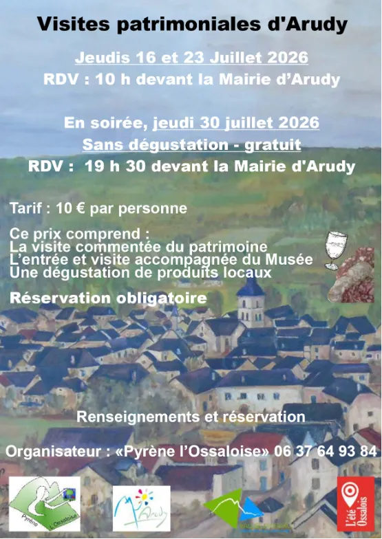 Visite du village d'Arudy, du musée et dégustation