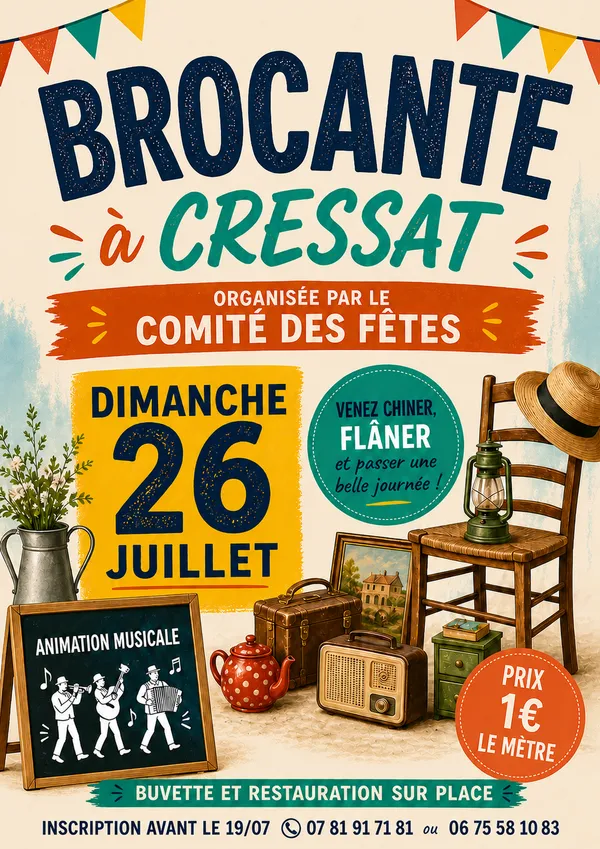 Brocante et salon du livre