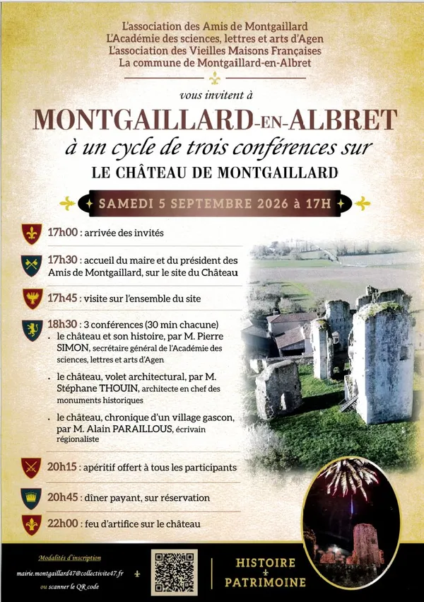 Conférence autour du château de Montgaillard