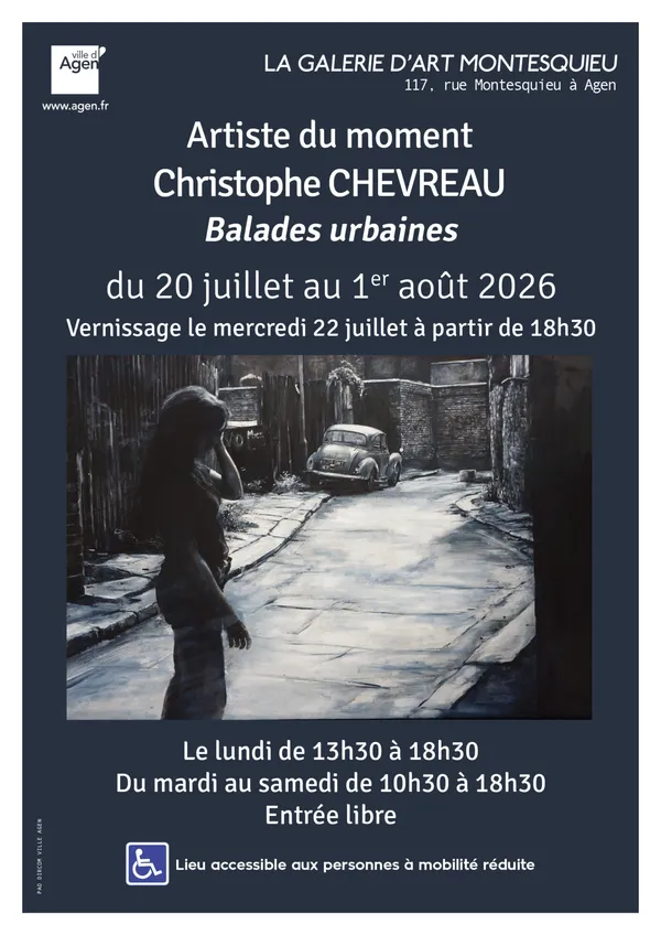 Exposition de peintures par Christophe Chevreau