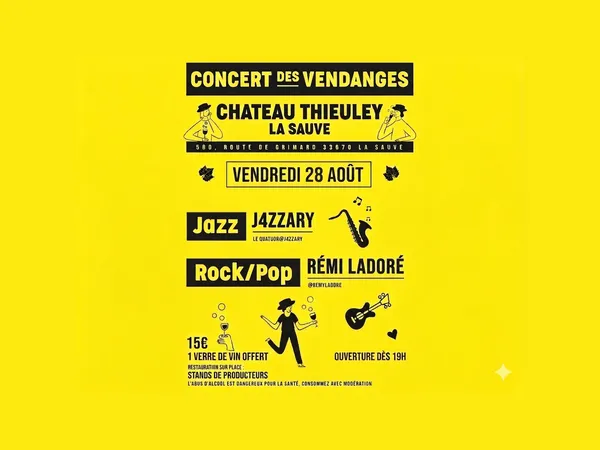 Concert des Vendanges au château Thieuley