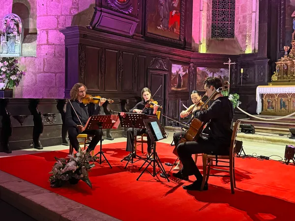 Concert de quatuor à cordes