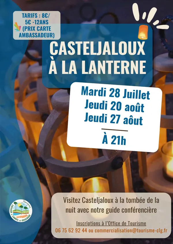Visite de Casteljaloux à la lanterne