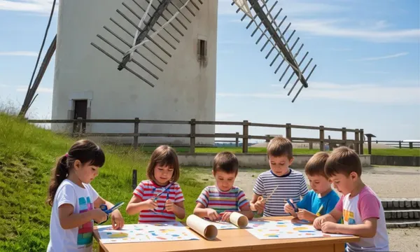 Atelier Enfant : fabrication de moulin
