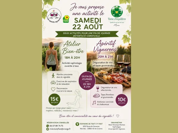 Activités bien être au domaine de Tout l'Y Faut