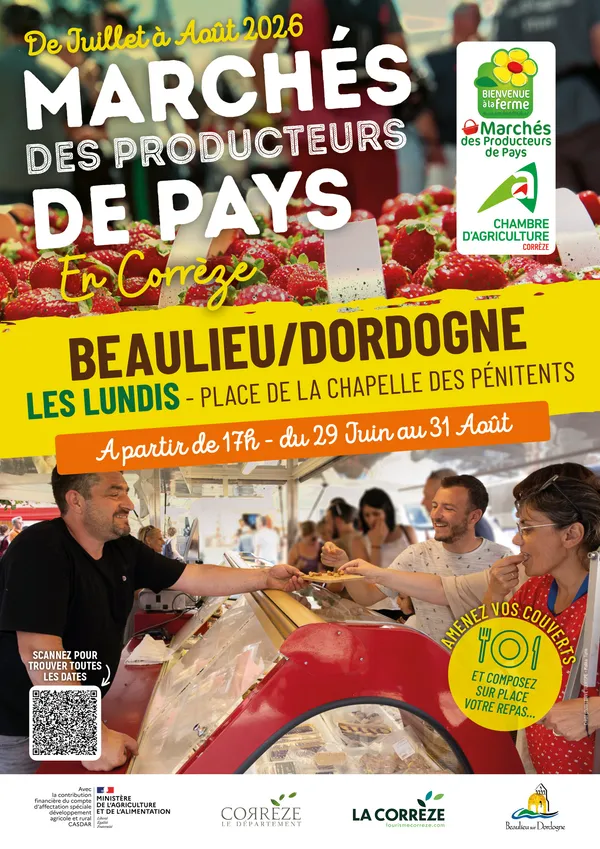 Marché des Producteurs de Pays de Beaulieu sur Dordogne