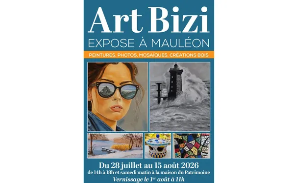 Vernissage de l'exposition de l'association Art Bizi