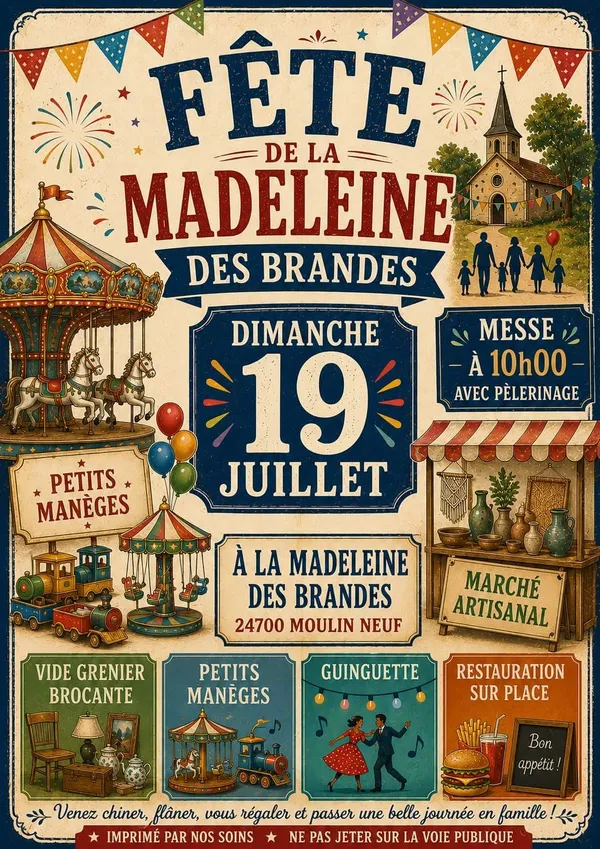 Fête de la Madeleine des Brandes