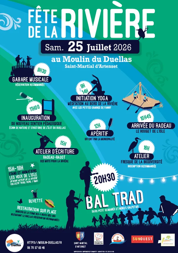 Fête de la rivière au Moulin du Duellas