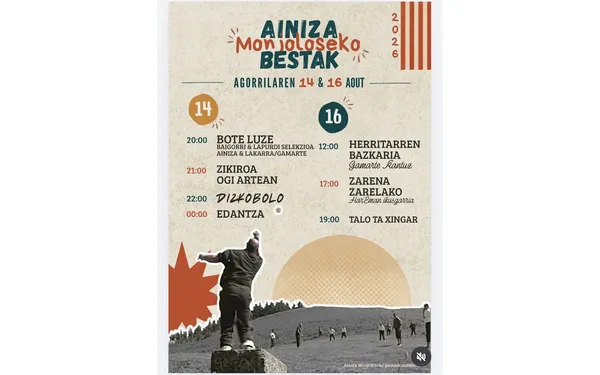 Fêtes de village : pelote à bote luze, méchoui entre le pain, concert et bal