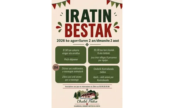 Iratin bestak ! Fêtes à Iraty !