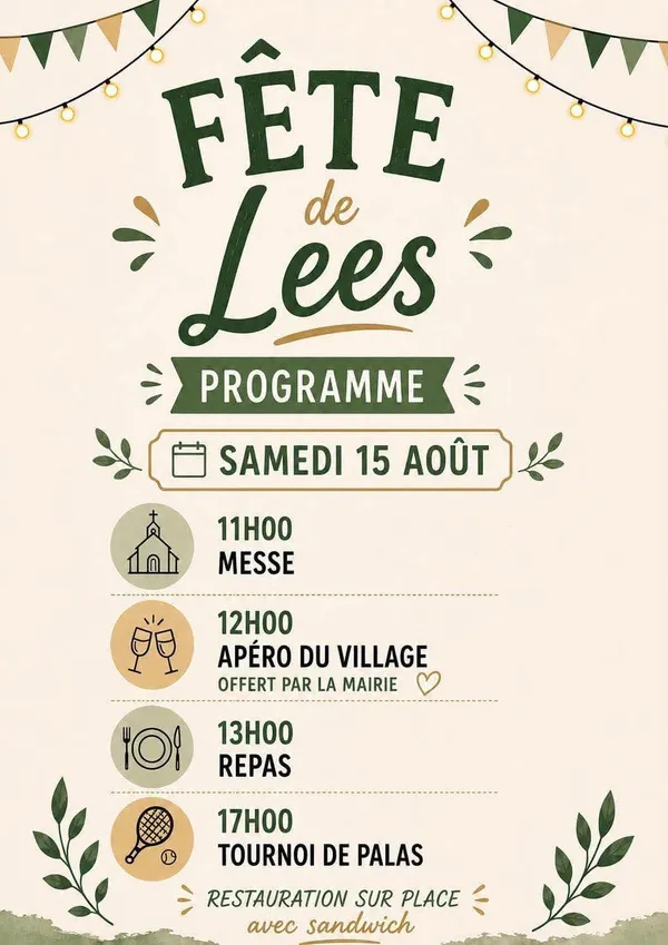 Fêtes de Lées-Athas