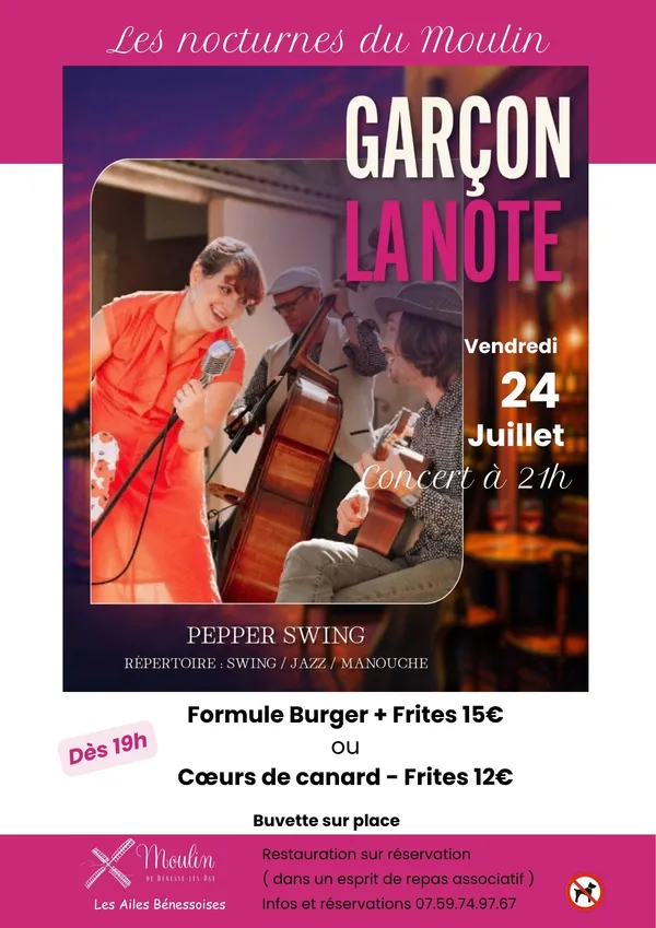 Nocturne du Moulin - Festival Garçon la Note